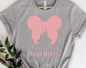 Magical 21st Birthday Shirt,Disney Princess Inspired Tee, Fun Twenty-One Party Gift,Royal 21st Birthday Tee,Fun Disney-Inspired Gift Shirt