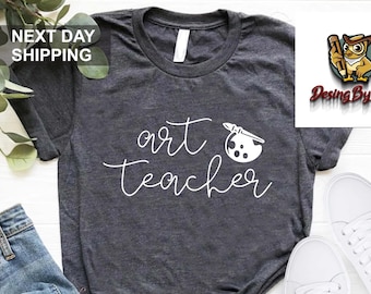 Art Teacher T-Shirt,Gift for Art Teacher,Teacher Appreciation,Artist Gift Shirt, Art Shirt, Art Teacher Gift,Sketching Shirt, Art Lover Tee