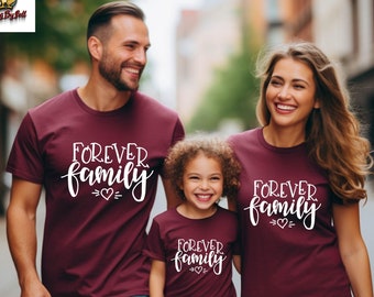 Forever Family Shirt, Matching Family  Adoption Shirts, Matching Adoption Day Shirt, We are Family Tee, Gift For Family Reunion Shirts