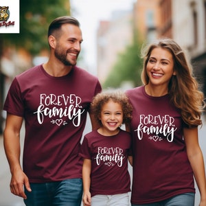 Forever Family Day Matching Family Adoption Tshirt Forever Family Day Matching Family Adoption Tshirt