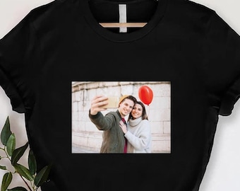 Customized Photo Shirt, Birthday Photo Shirt, Custom Text Shirt, Family Custom Shirt,Personalized Gifts Tee, Photo On Shirt,Your Photo Shirt