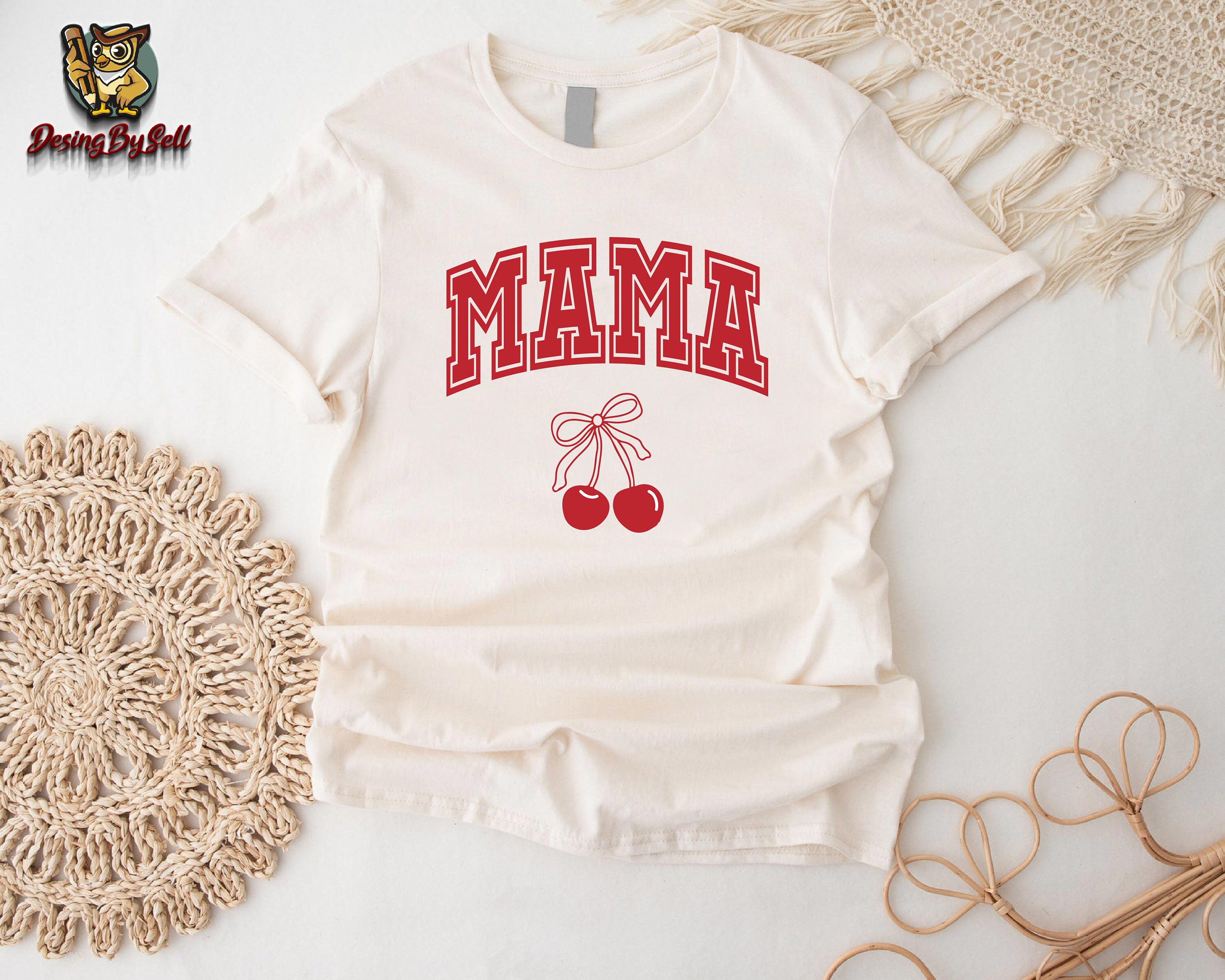 Cherry Mama Shirt, Vintage Mama Shirt, Gift for Mama, Mothers Day