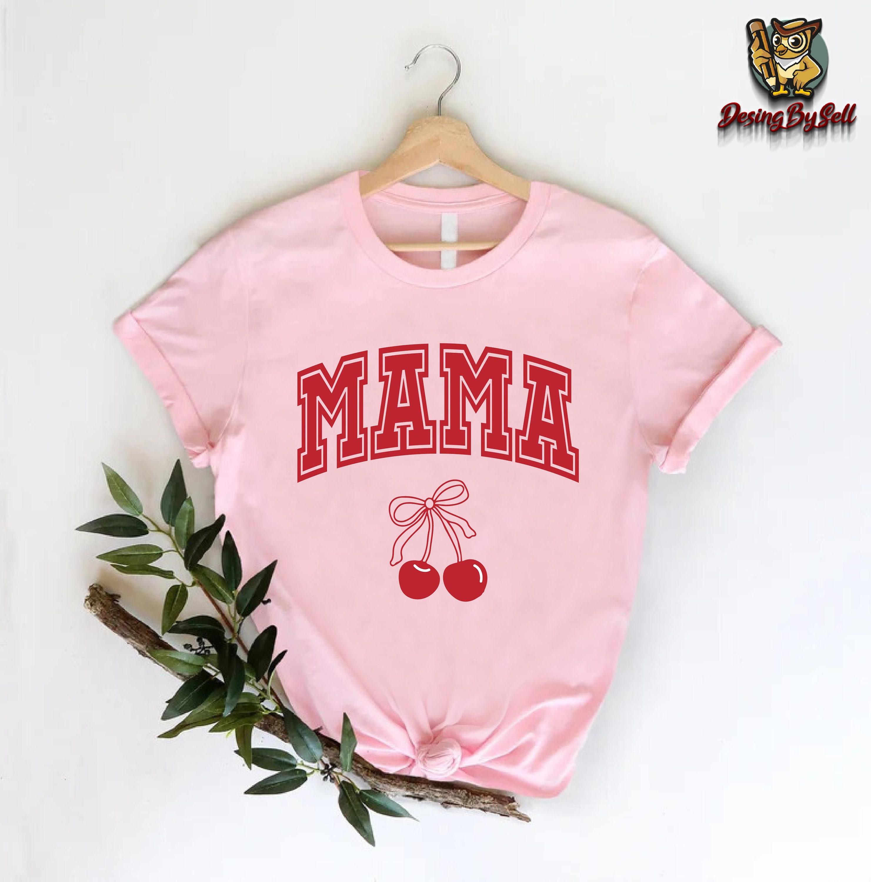 チェリーのママ Cherry Mama Shirt, Vintage Mama Shirt, Gift for Mama, Mothers Day