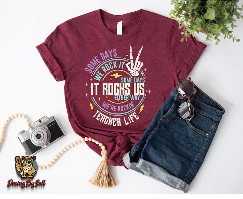 a women's t - shirt with the words rock'n'roll on