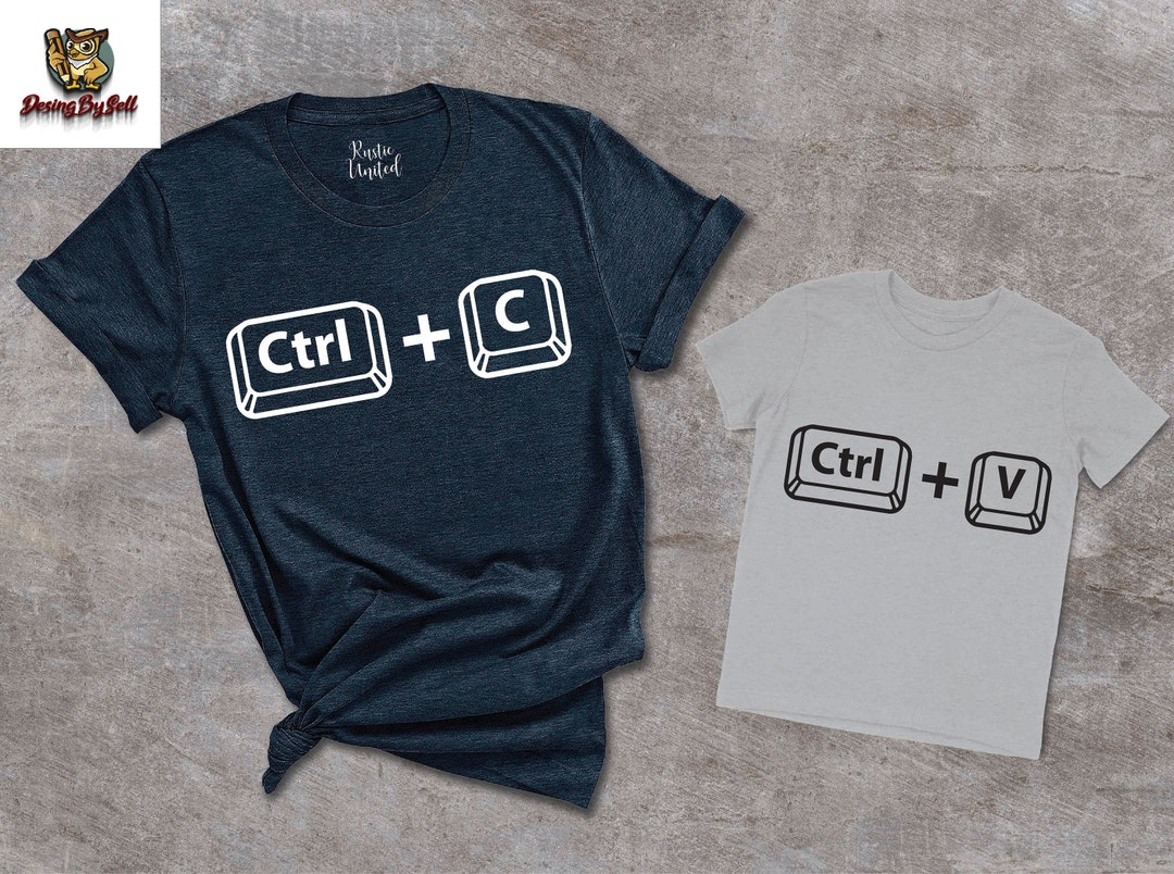 Copy Paste Shirts,copy Paste Matching Shirt,matching Dad and Baby Gifts ...