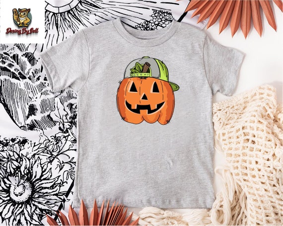 Boy Pumpkin Shirt,Boys Halloween Shirts,Pumpkin Ballcap,Halloween Boy Shirt,Pumpkin Toddler Boy Shirt,Fall Boy Outfits,Pumpkin Boys Tee