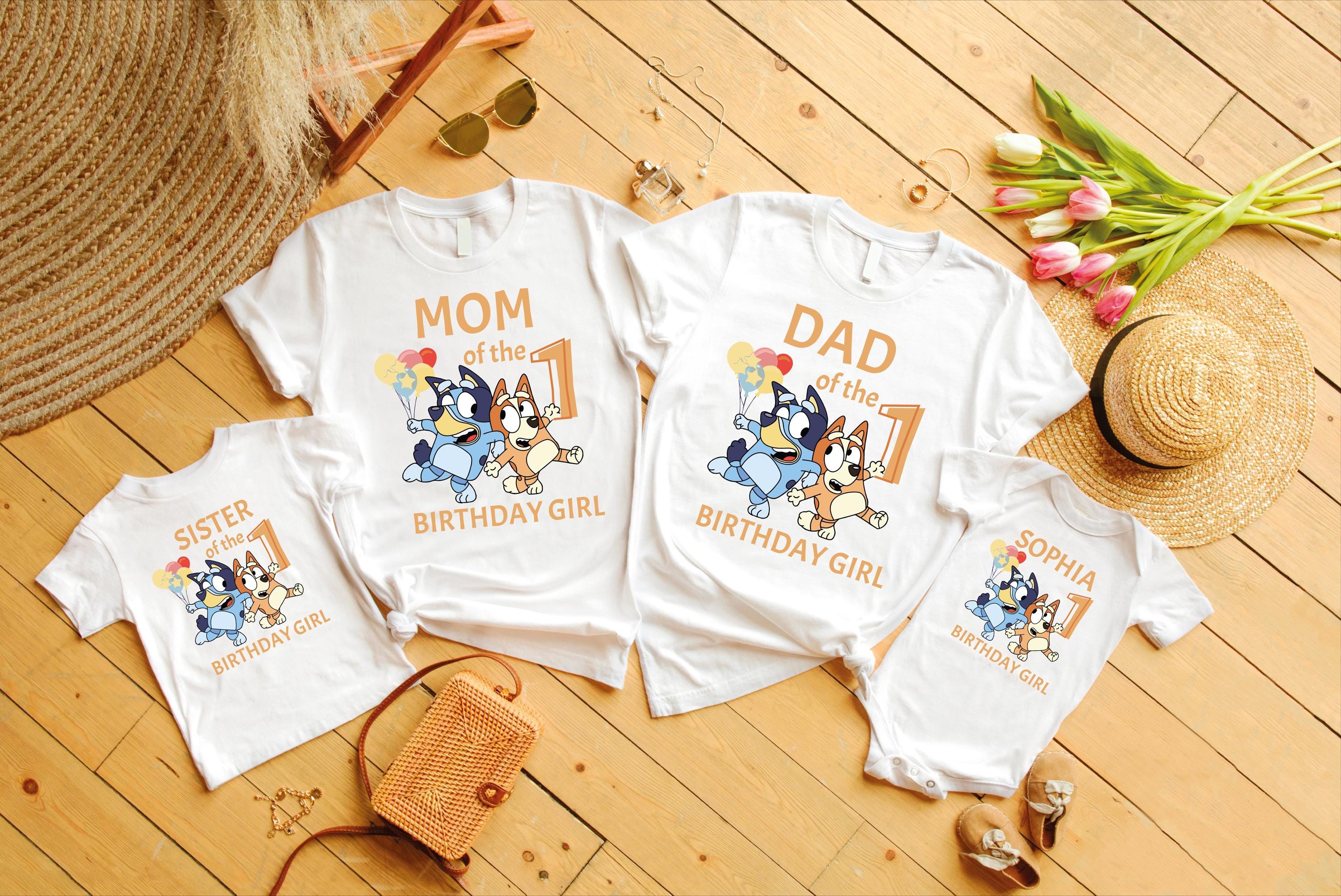 Matching Bluey Family Birthday Shirt
