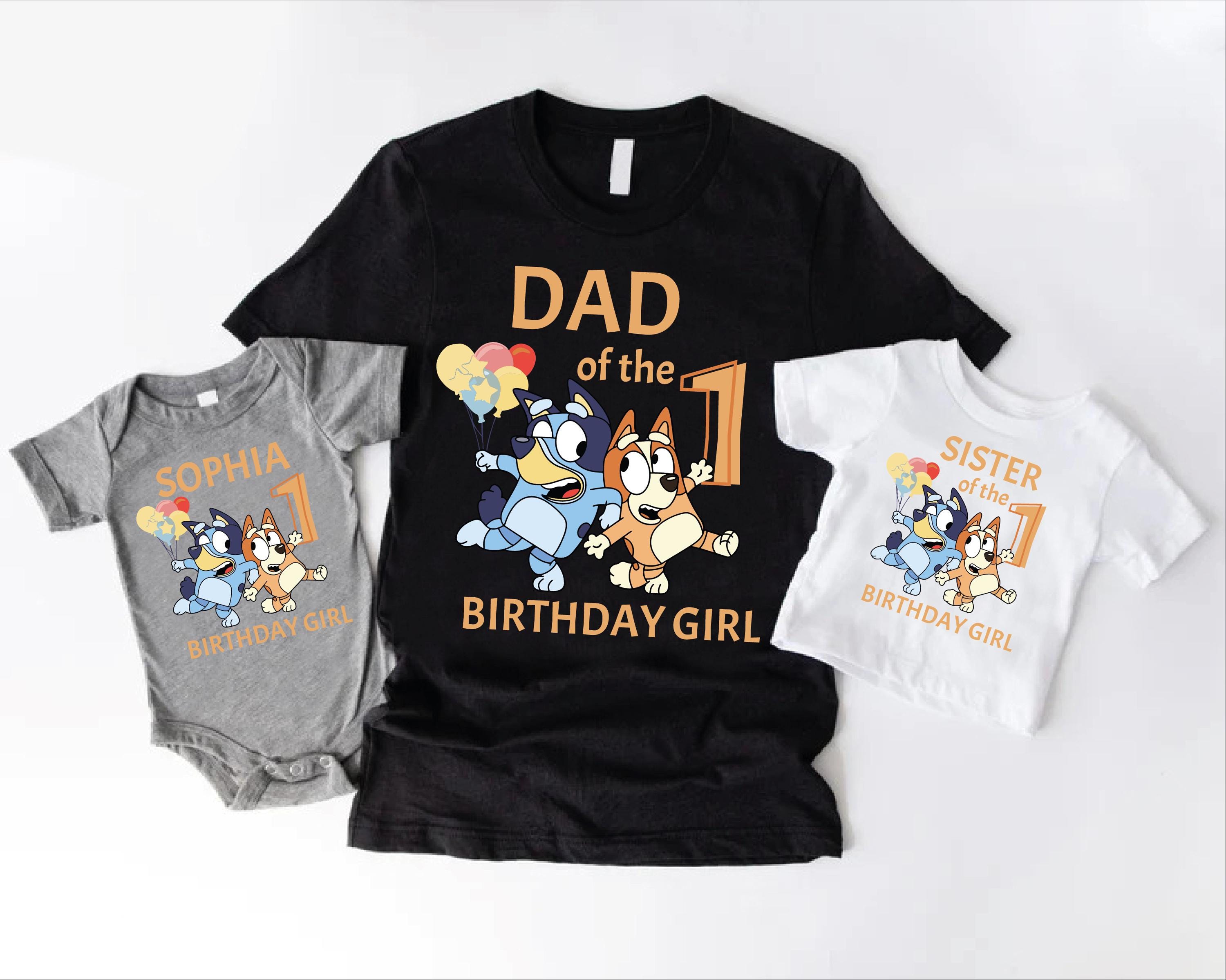 Matching Bluey Family Birthday Shirt