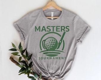 Augusta Masters Golf Shirt, The Masters Tournament Tee, Golf Champion Shirt, Vintage Golf Fan Apparel, Classic Golf Lover Gift