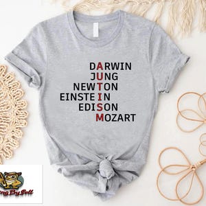 a t - shirt with the words drawn on it