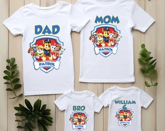 Custom Birthday Crew Shirts Matching Family Party Gift