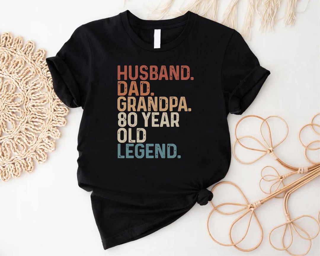 Vintage 80th Birthday Gift for Husband,dad & Grandpa,80 Years Old ...