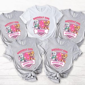 Custom Birthday Family Squad Shirts Matching Party Gift