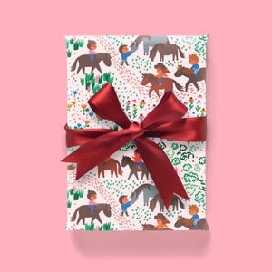 Wrapping Paper - Pony Ride, 6 Sheets