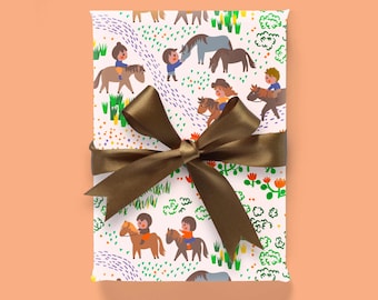 Wrapping Paper 5 Sheets