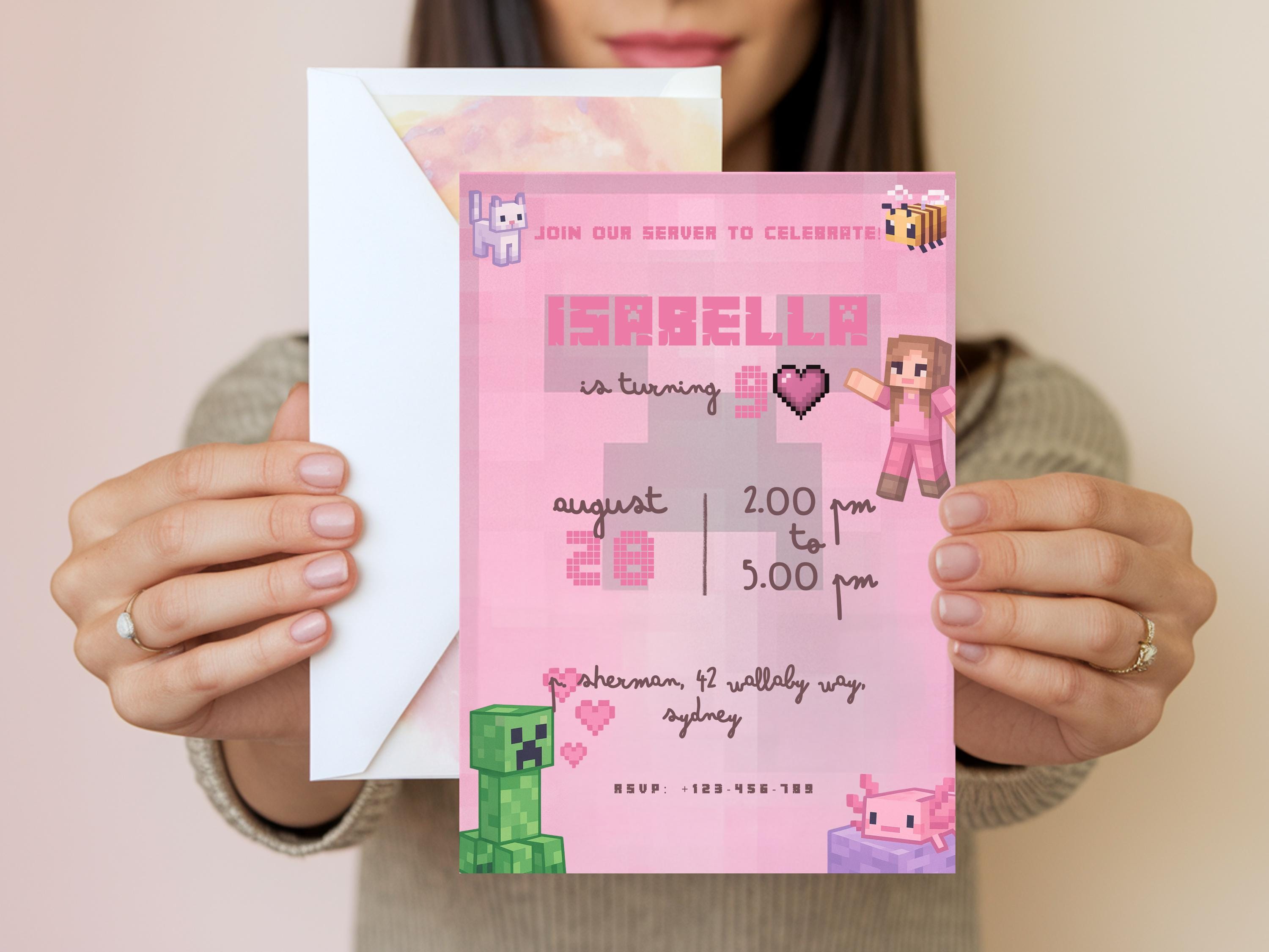 Celebrate with Minecraft Style