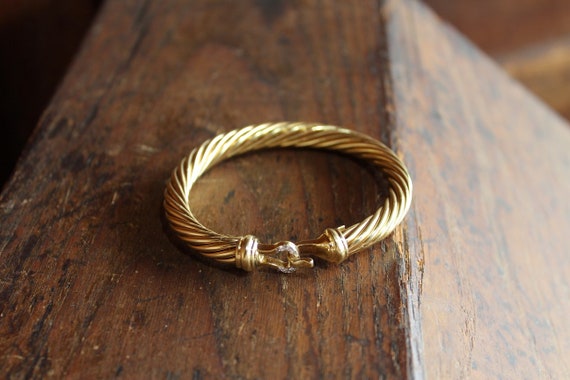 David Yurman Cuff Bracelet rope design - Gem