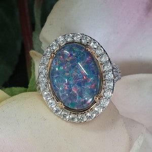 Black Opal Ring