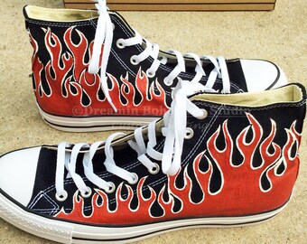 converse flame high tops