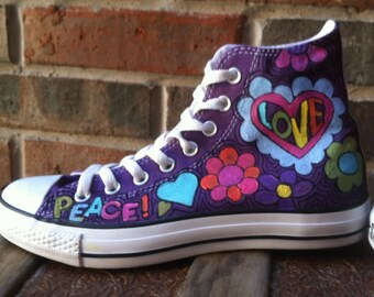 funky converse high tops