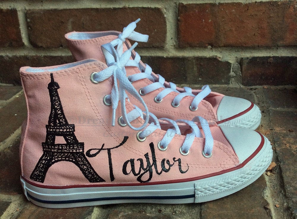 Barbell Converse  Hand Painted Custom Converse – With love, Paint