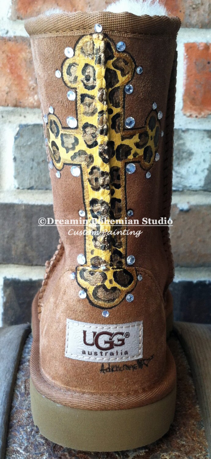 Zebra print cheap ugg boots