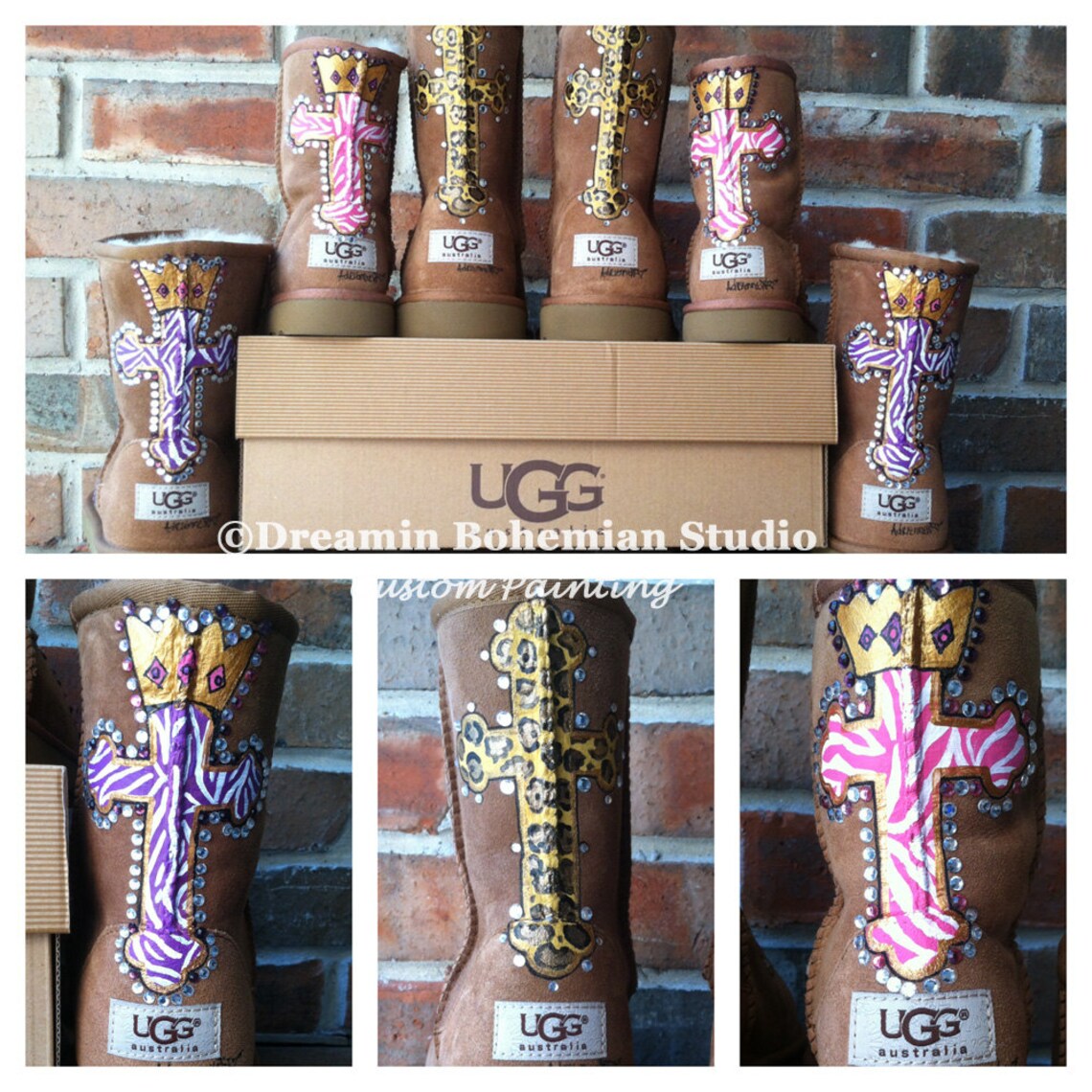 uggs zebra print boots