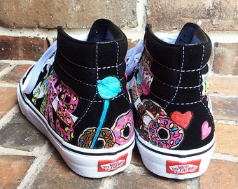 Vans Sk8 Hi na zamówienie, Malowane na zamówienie buty