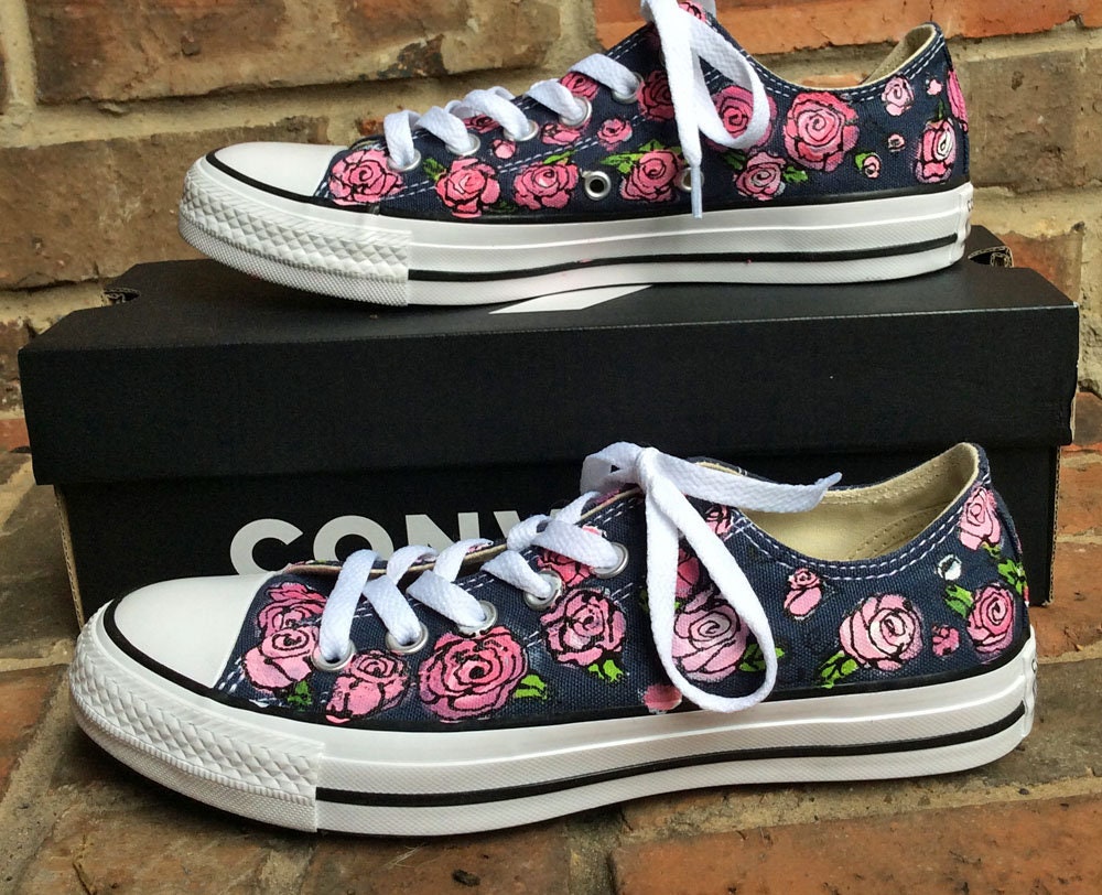 Rose best sale converse shoes