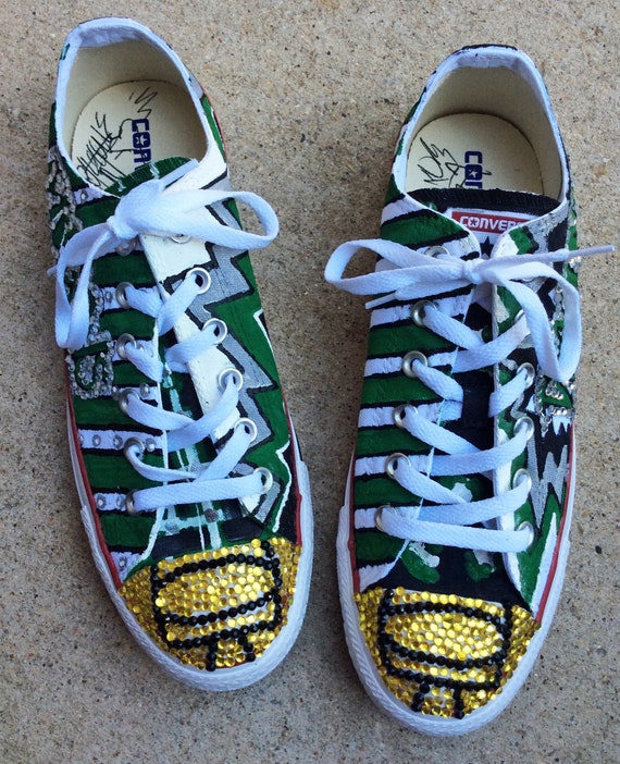 Custom Painted Converse Low Tops Water Polo Mom - Etsy