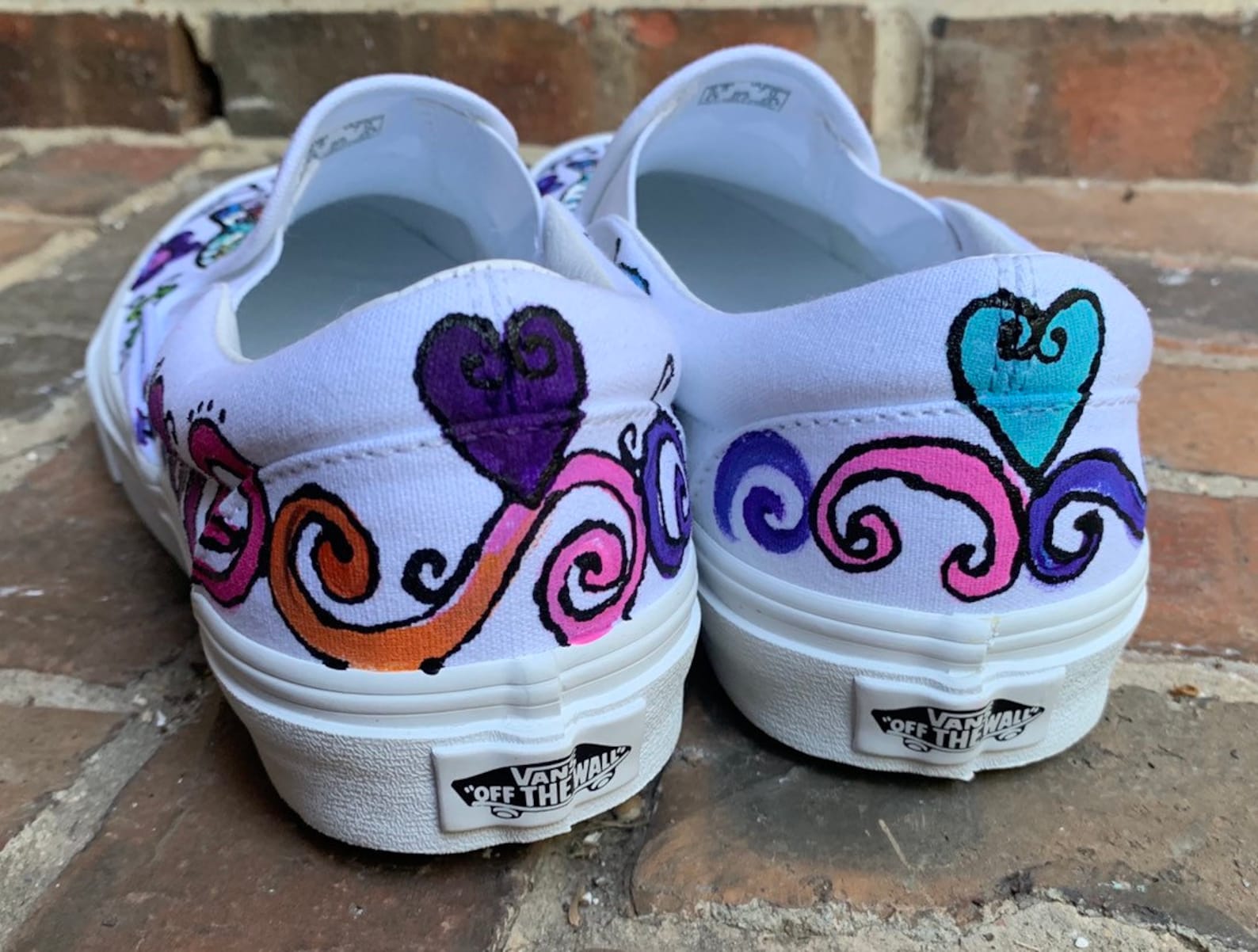 vans day of the dead slip ons