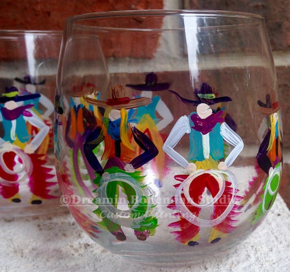 Personalized Wine Glasses - The Paisley Box
