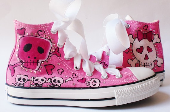 Painted Converse High Tops Chuck Taylor Converse Handpainted