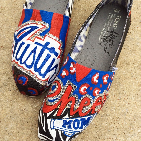 Custom TOMS Painted TOMS Shoes Football 