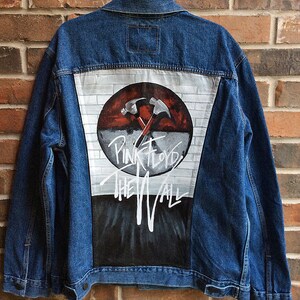 Hand Painted Jean Jacket Art Jacket Custom Denim for Band - Etsy