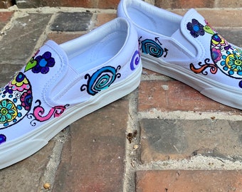 sugar skull vans