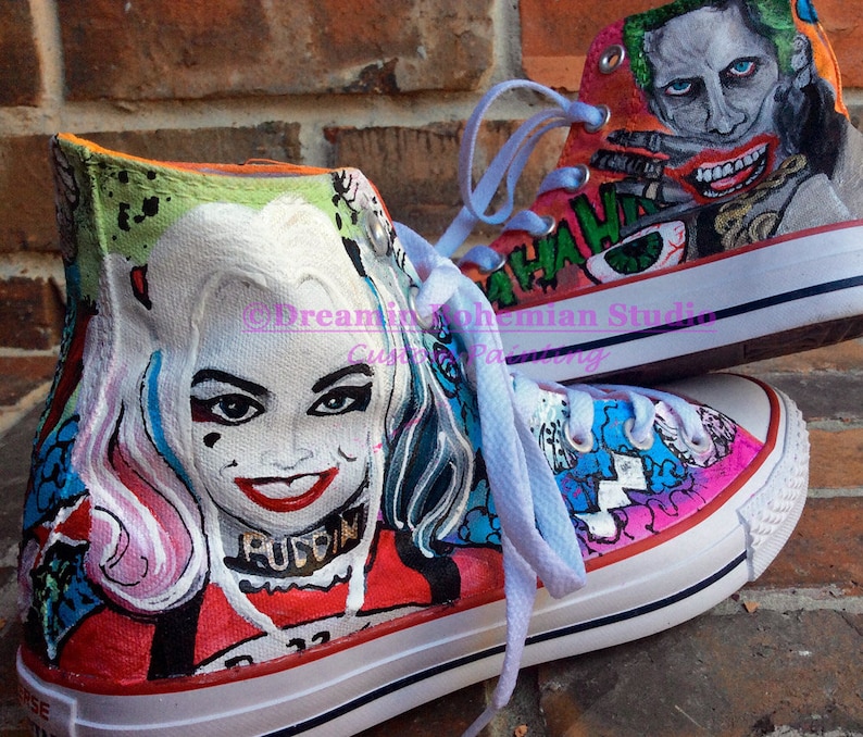 joker harley quinn converse