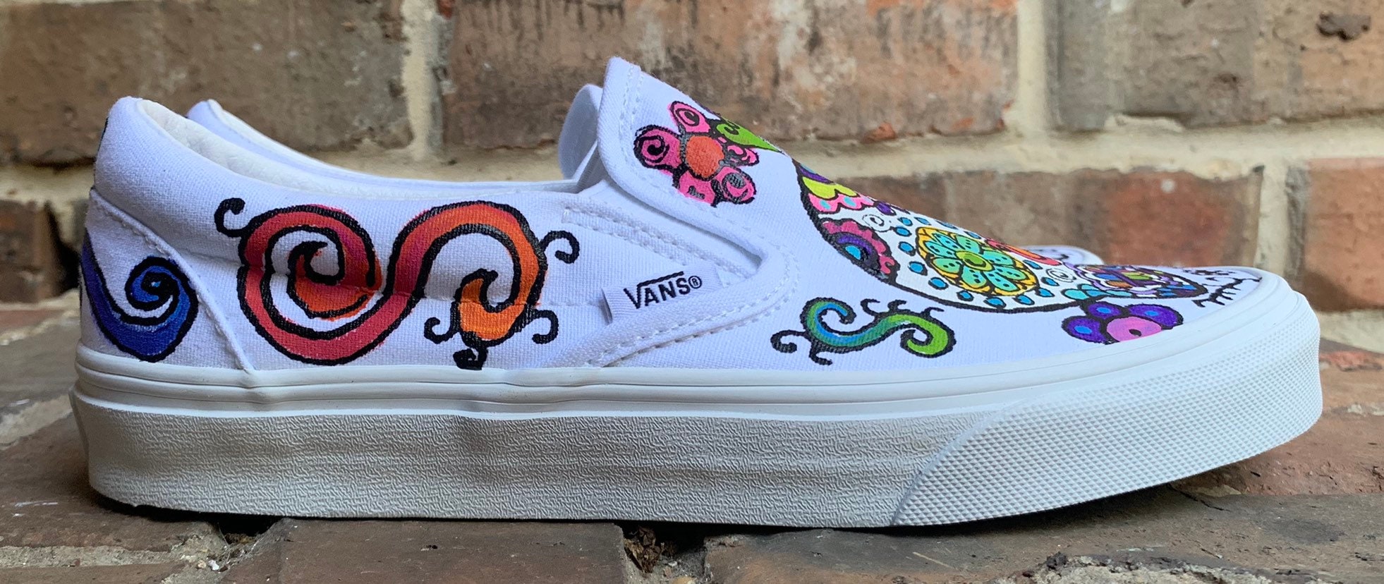 sugar skull vans