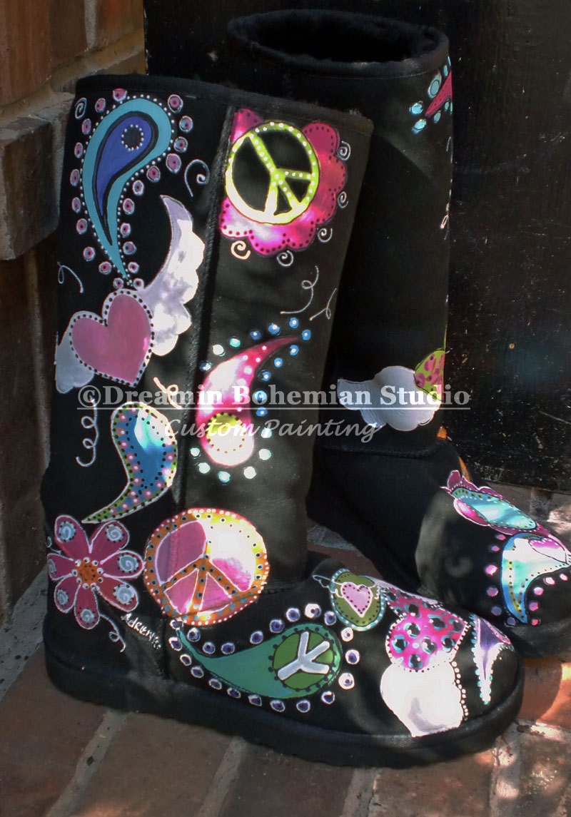 Customized Airbrushed Hand Painted Ugg BootsLove Them!!!, The Great  Australian Ugg Boot