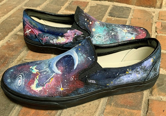 Vans Galaxy Shoes for Men Handpainted 