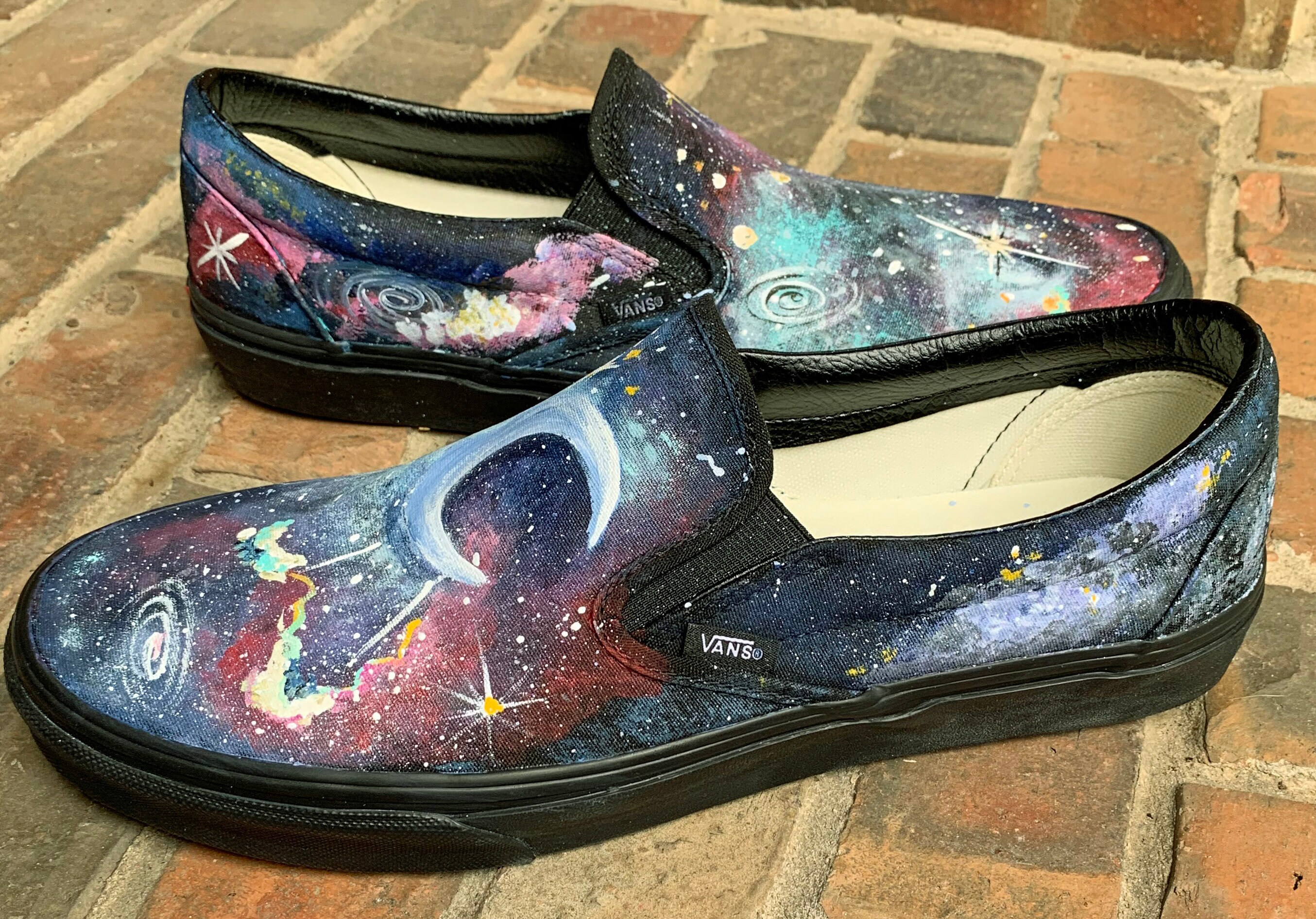 Galaxy painted vans discount