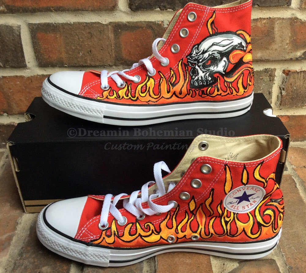 Converse blue fire hotsell
