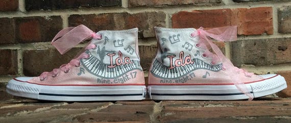 Barbell Converse  Hand Painted Custom Converse – With love, Paint