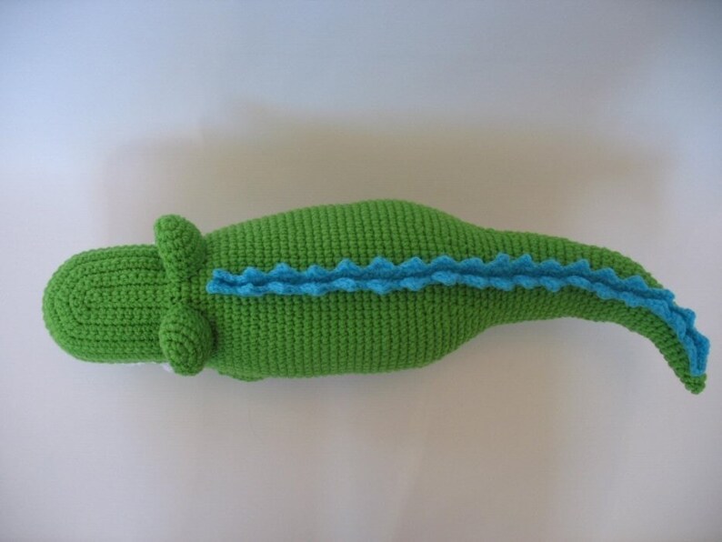 Crocheted Alligator PDF Pattern image 5