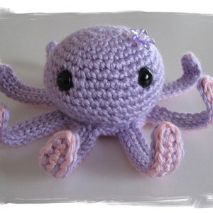 Octopus Novelty Pillow PDF PatternFREE pattern for mini octopus included image 5