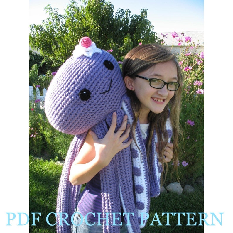 Octopus Novelty Pillow PDF PatternFREE pattern for mini octopus included image 1