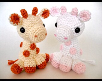 Crocheted Baby Giraffe PDF Pattern