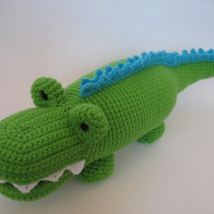 Crocheted Alligator PDF Pattern image 2