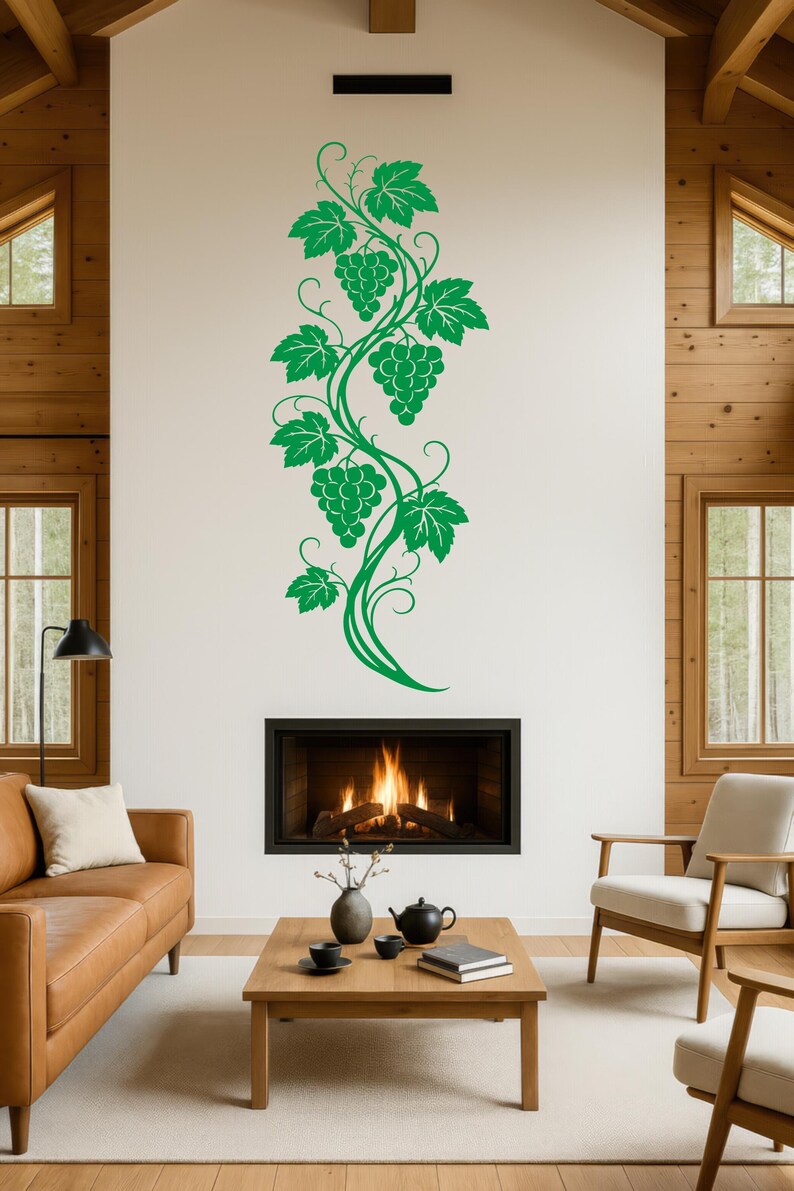 Rustic Mod Grape Grape Vine Metal Wall Art, Vineyard Grape Decor,wine Lover Metal Wall ...