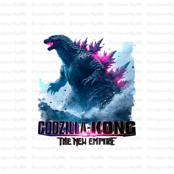 Godzilla vs Kong png, Godzilla vs Kong T-Shirt Design,Godzilla x Kong,Godzilla Movie 2024 Png,King of the Monsters,New Empire,Tumbler Design